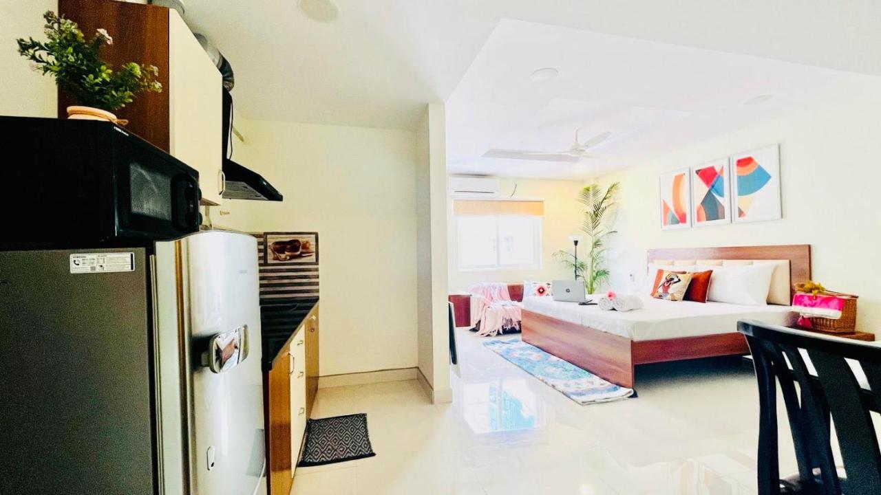 Olive Service Apartments Gachibowli Hyderabad Bagian luar foto